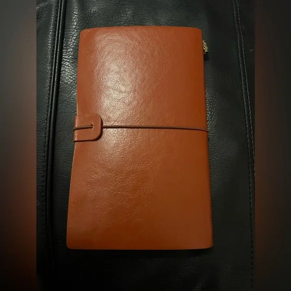 Leather Journal with inspirational Bible verse and band closure. ❤️❤️❤️ - Picture 3 of 11